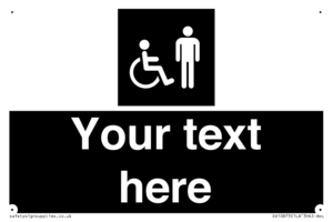 Custom information: black panel disabled and male